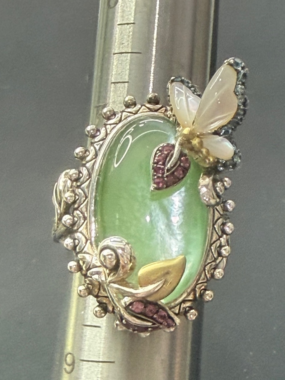 Barbara Bixby Sterling & 18K Garden Multi Gemstone Ring
